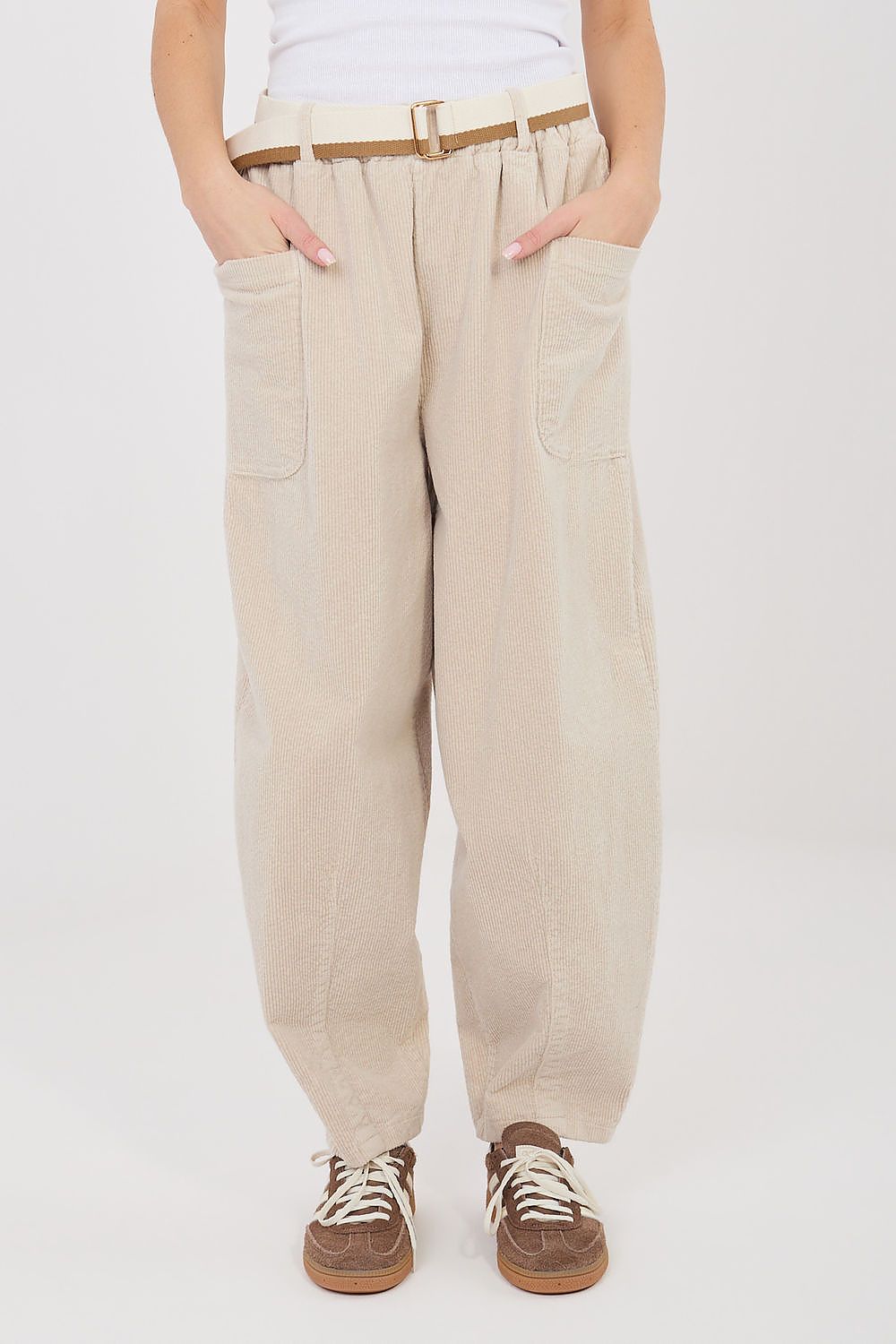 corduroy trousers model 225426 Rue Paris