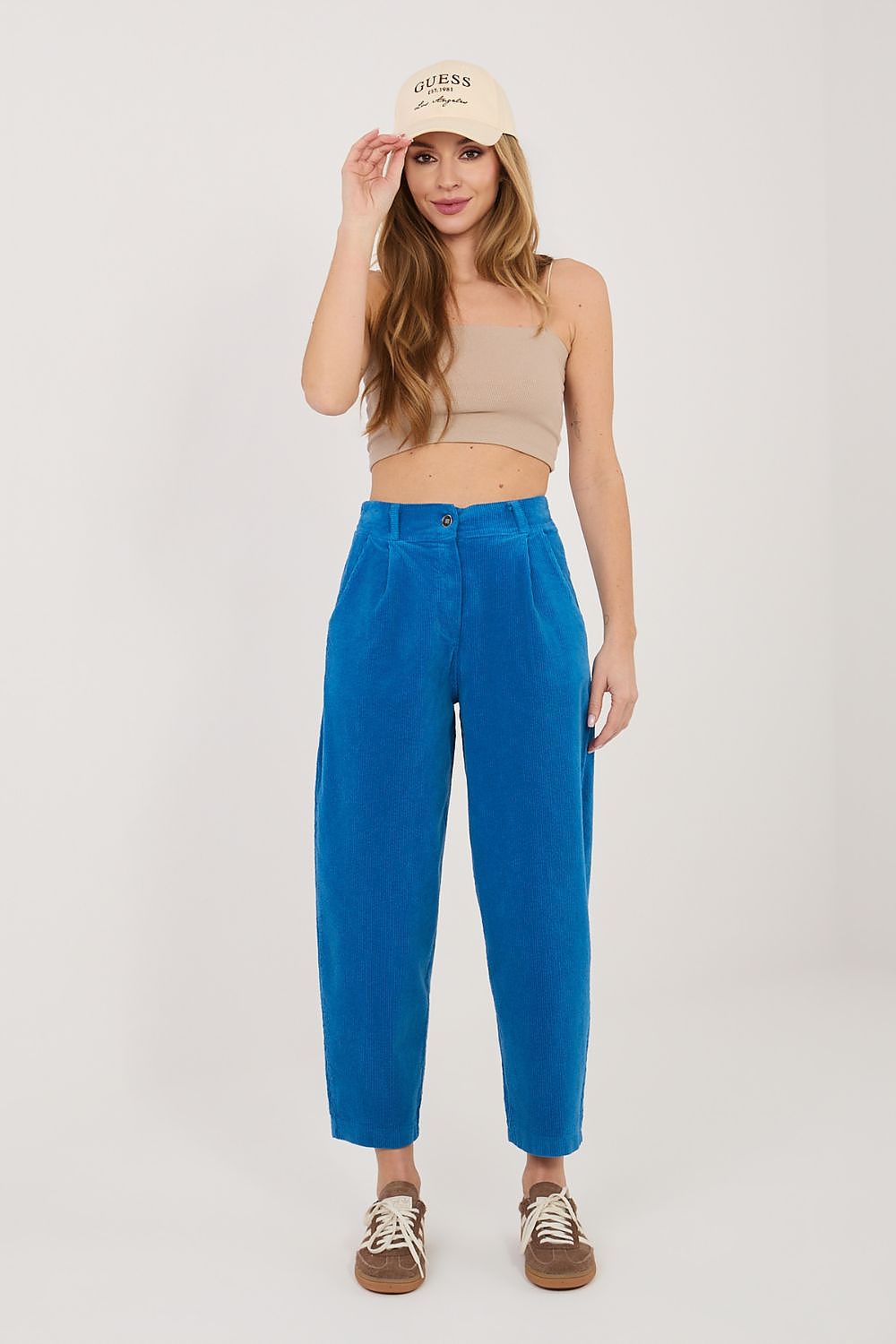 corduroy trousers model 228362 Rue Paris