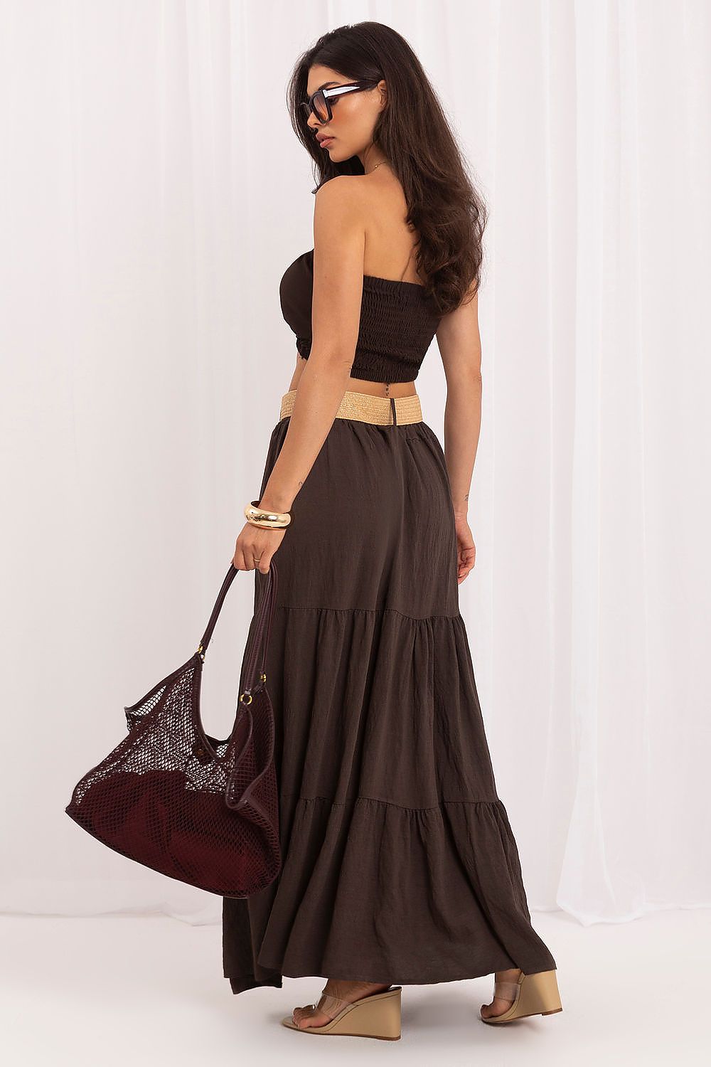 Long skirt model 229934 Italy Moda