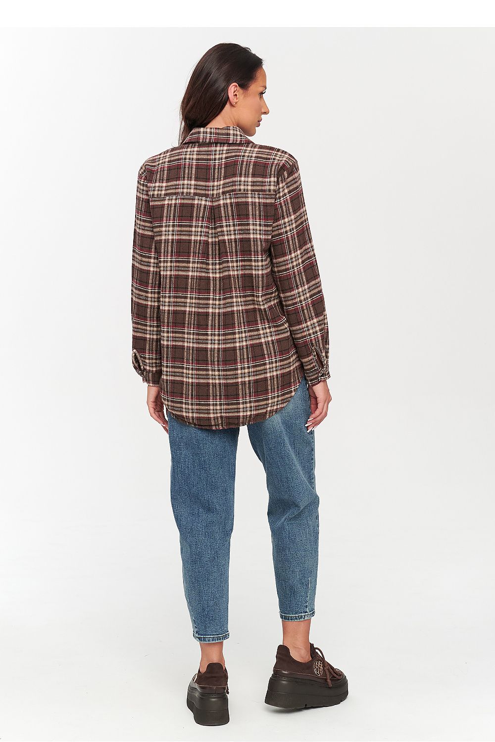 Long sleeve shirt model 231008 Makadamia