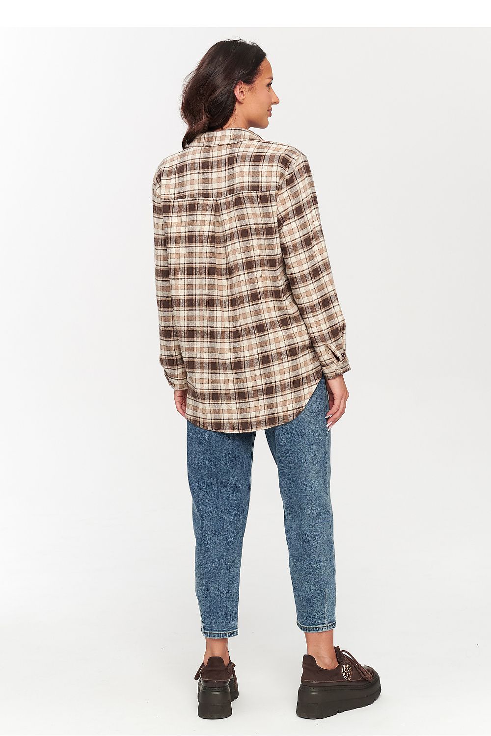 Long sleeve shirt model 231995 Makadamia