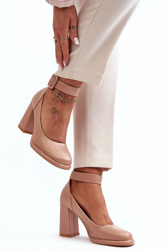 Block heel pumps Step in style