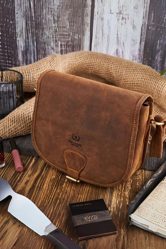 Natural leather bag Galanter