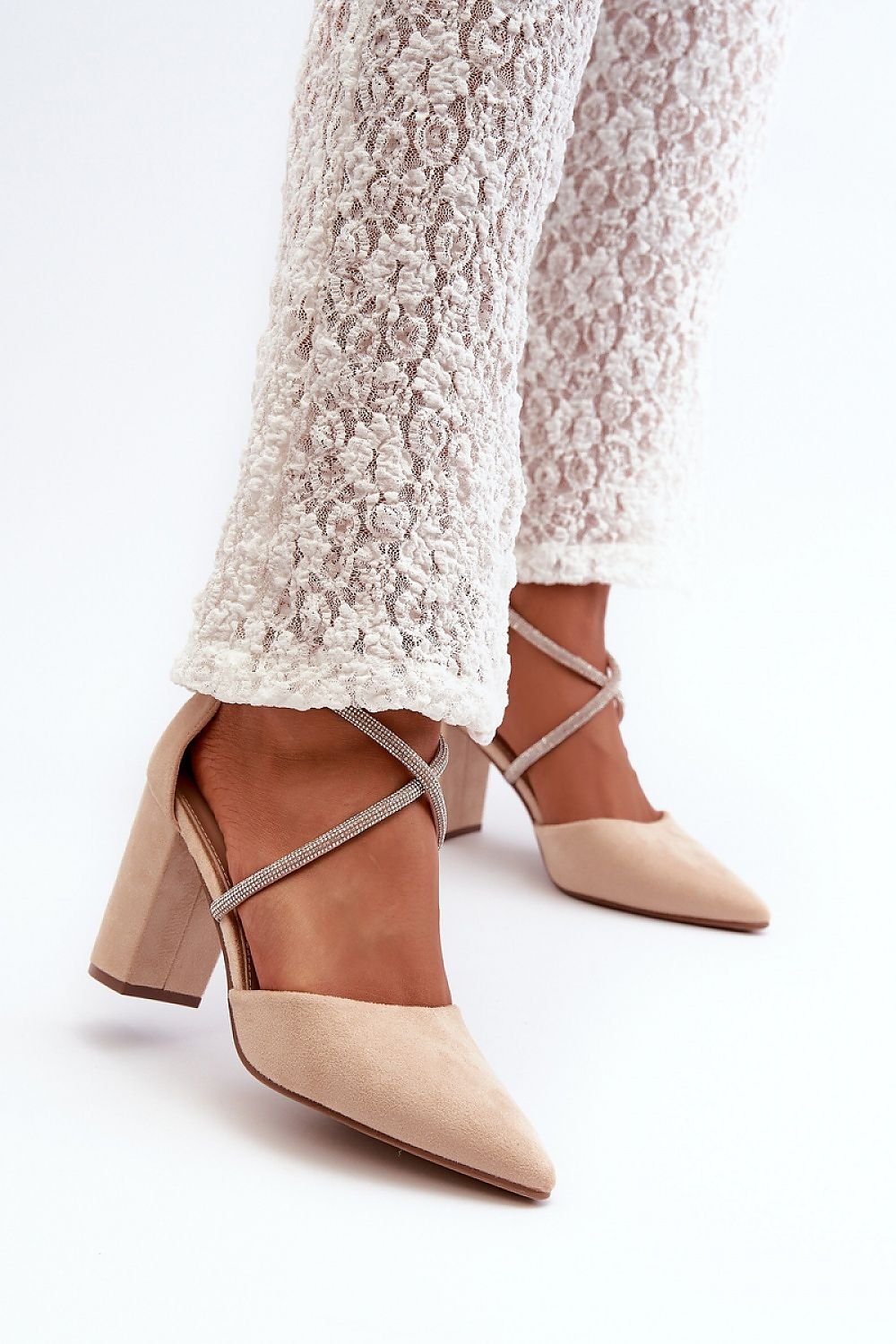 Block heel pumps Step in style