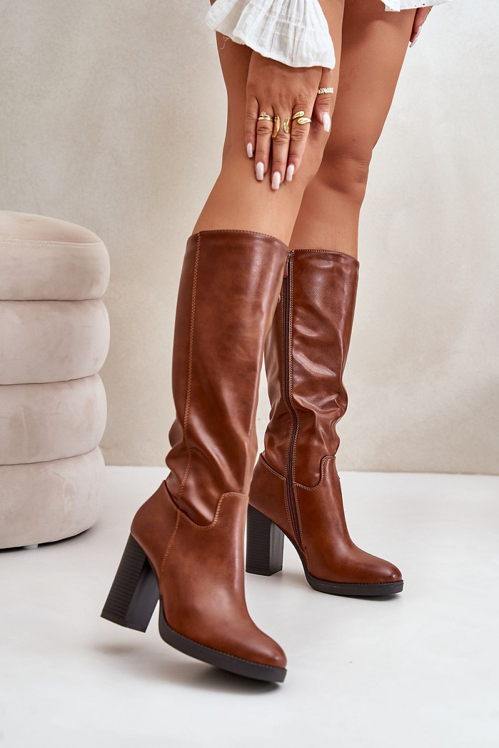 Heel boots Step in style