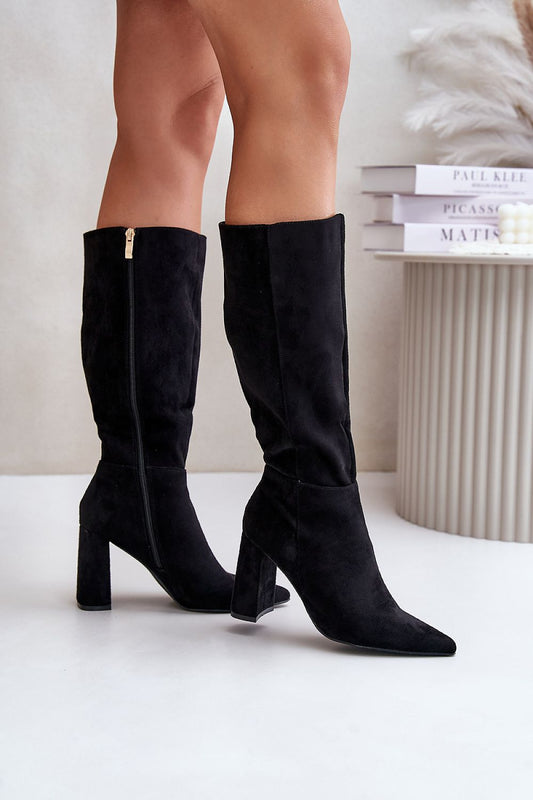 Heel boots Step in style