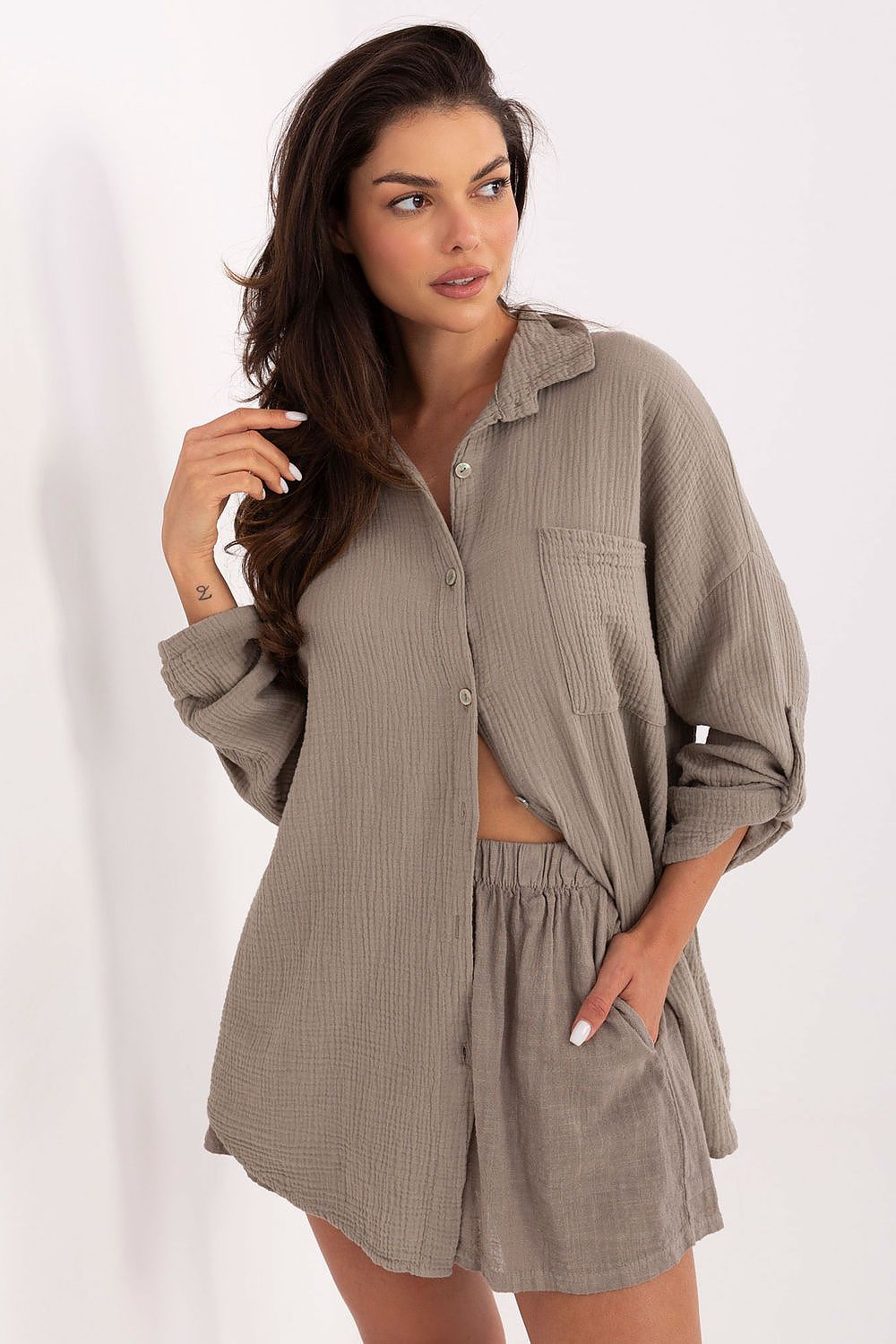  Long sleeve shirt model 215497 Italy Moda 