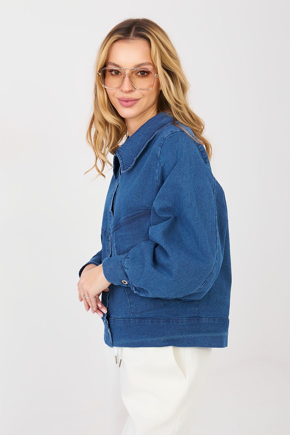  Denim jacket model 223953 Rue Paris 