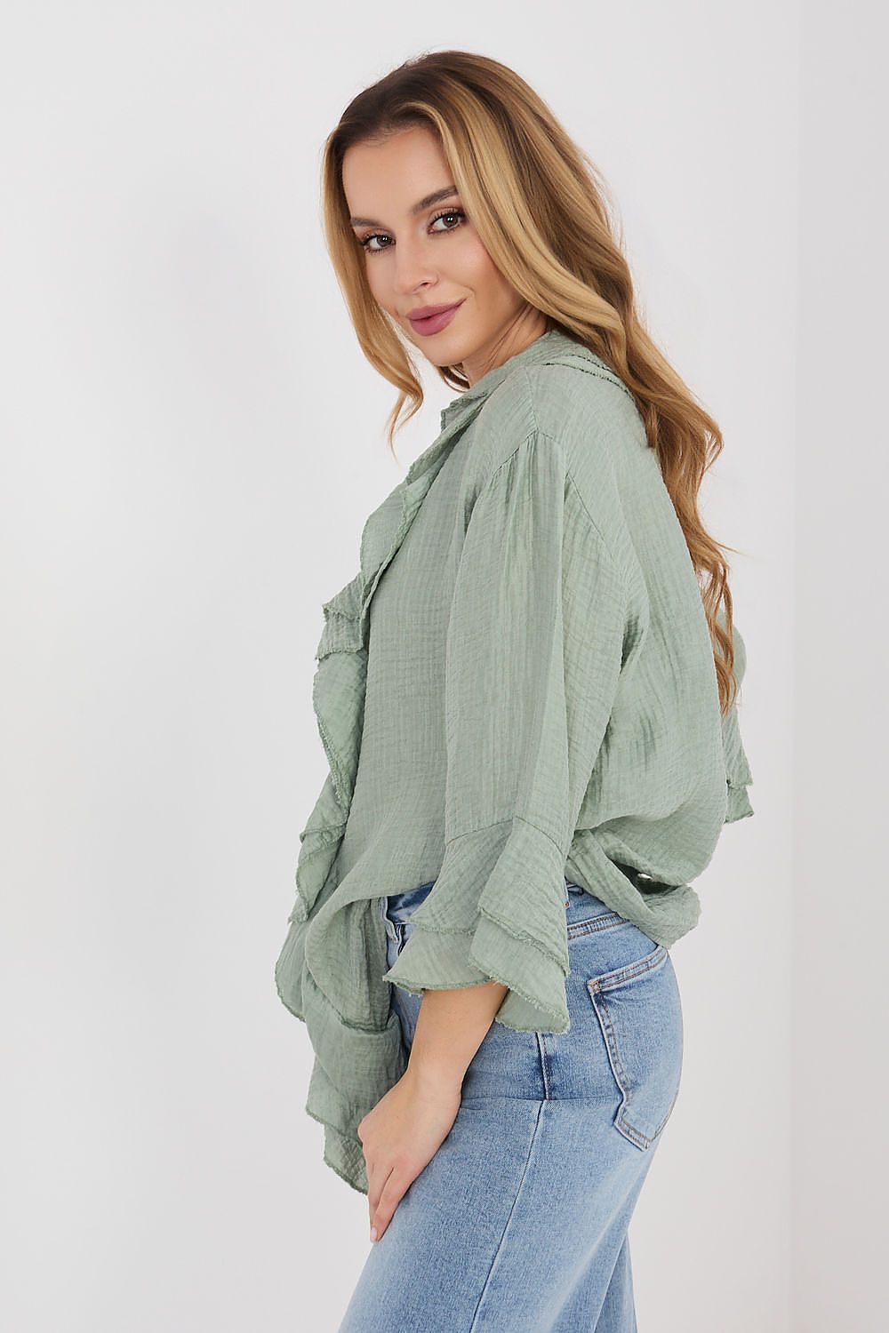  Long sleeve shirt model 225521 Italy Moda 