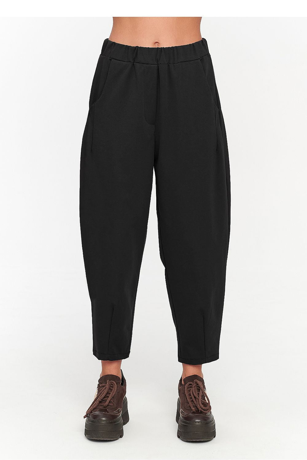 Women trousers model 230861 Makadamia 