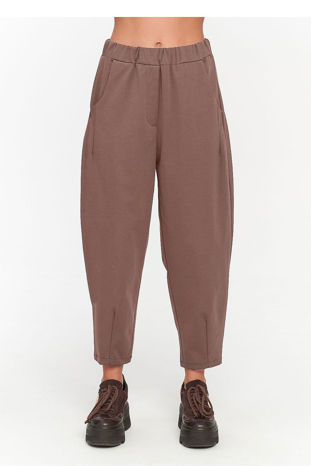  Women trousers model 231980 Makadamia 