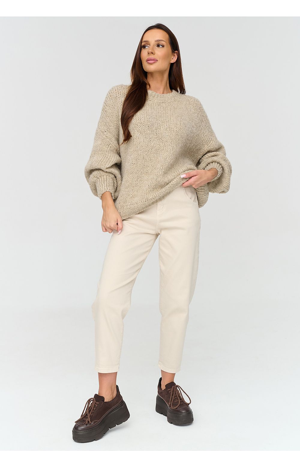  Jumper model 231987 Makadamia 