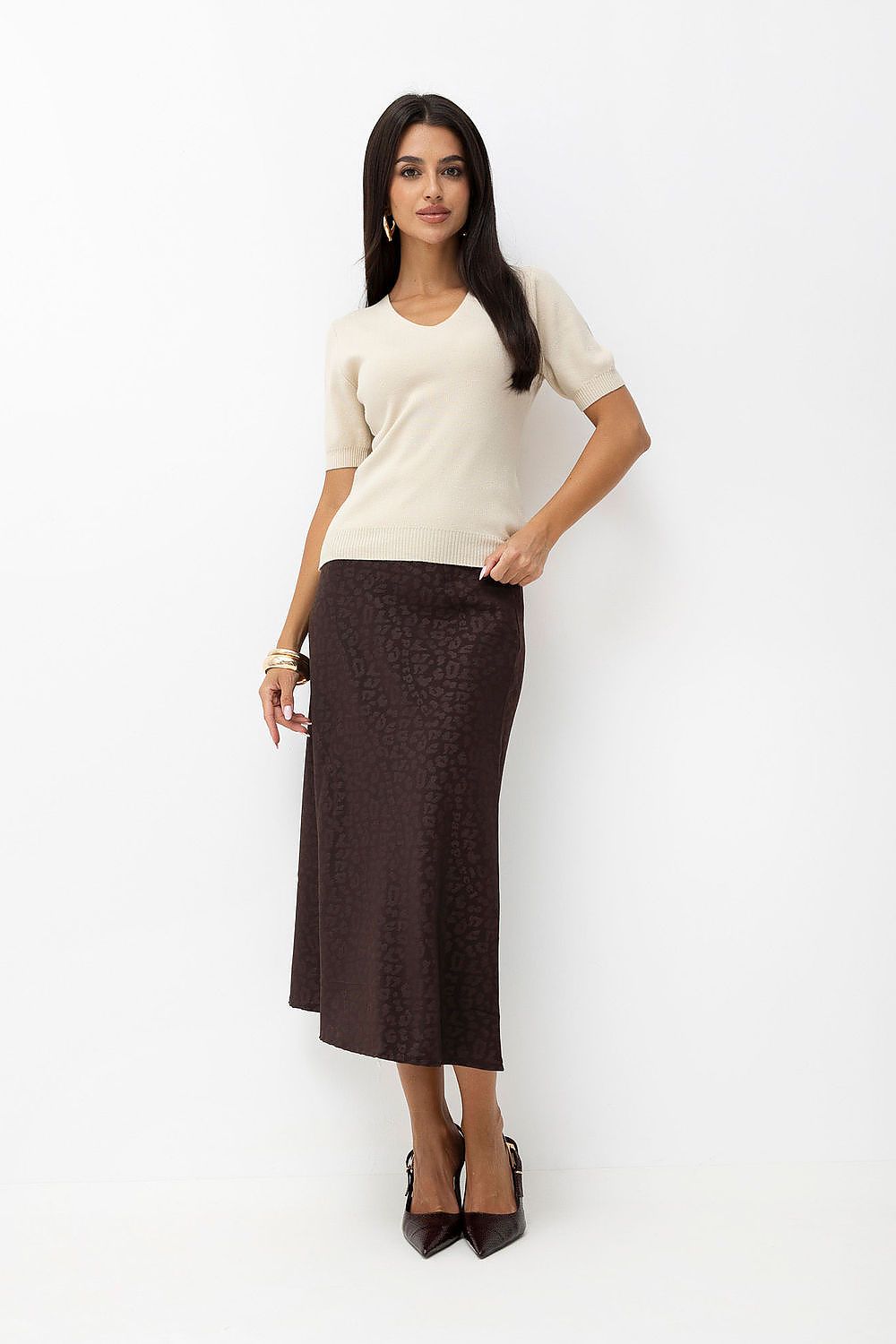  Short sleeve sweater model 232573 Factory Price 