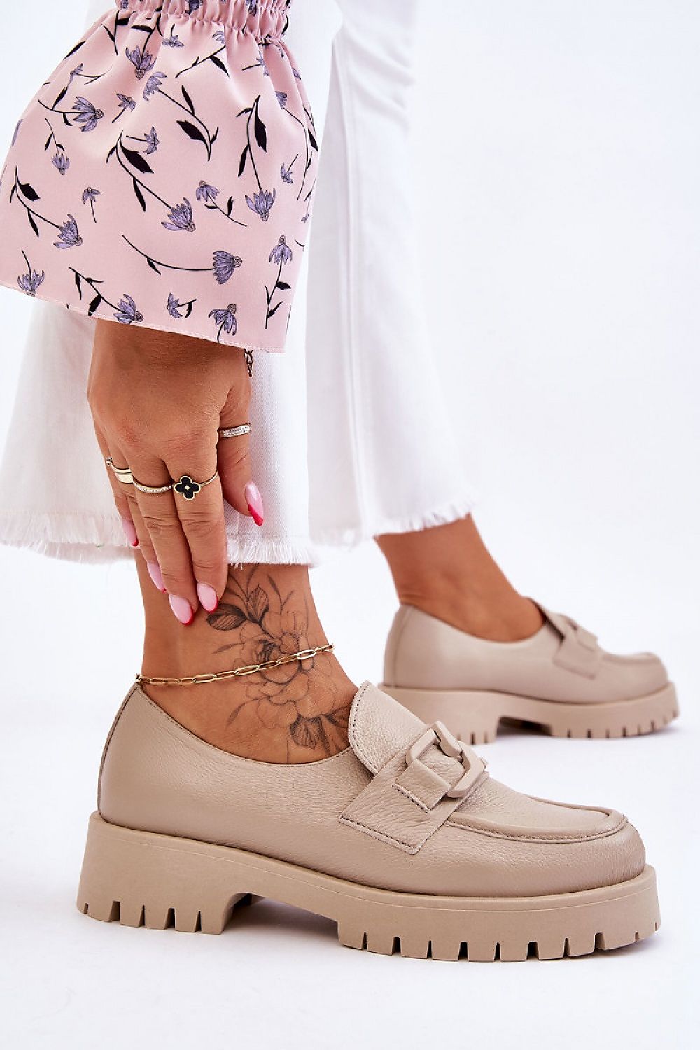 Heeled low shoes Step in style