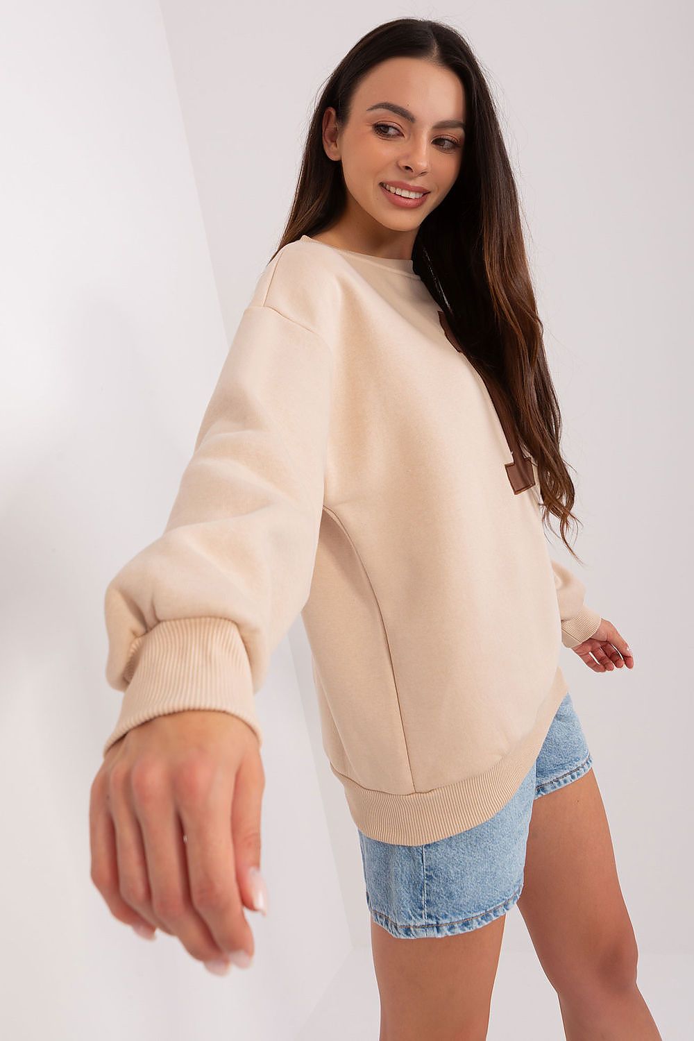  Sweatshirt model 186144 My Red Lips 