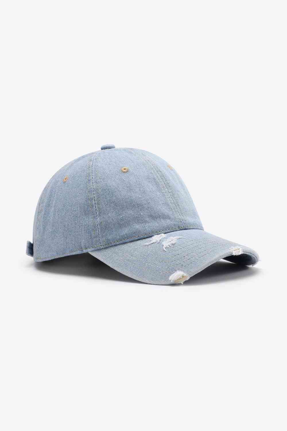 Distressed Adjustable Baseball Cap