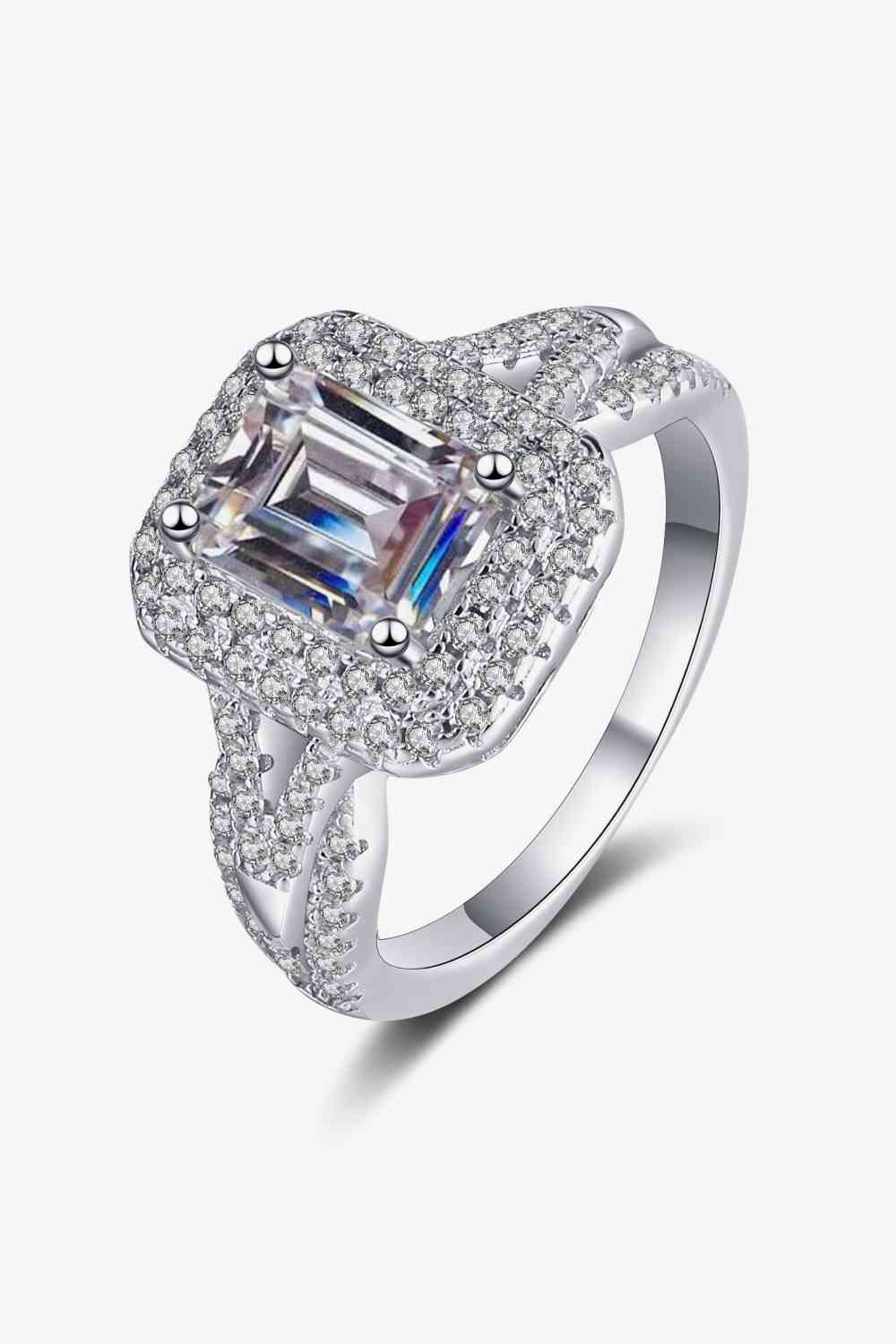 2 Carat Moissanite Ring