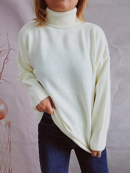 Turtleneck Long Sleeve Sweater