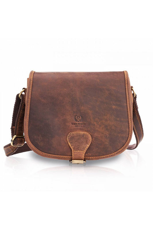 Natural leather bag model 173195 Galanter